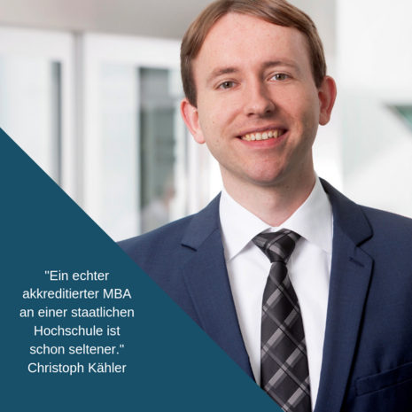 MBA Studium an der Hochschule Harz Interview mit Christoph Kähler